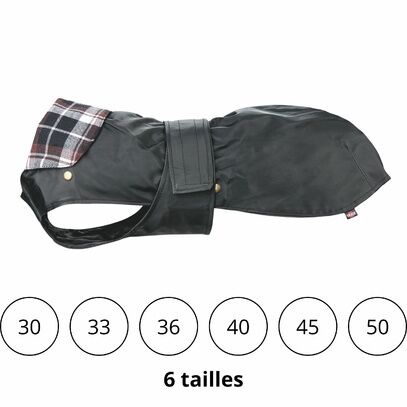 Imperméable Paris noir Trixie pour chien